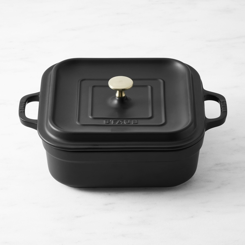 Staub Stoneware Square Covered Baker, 3.2-Qt. | Williams-Sonoma