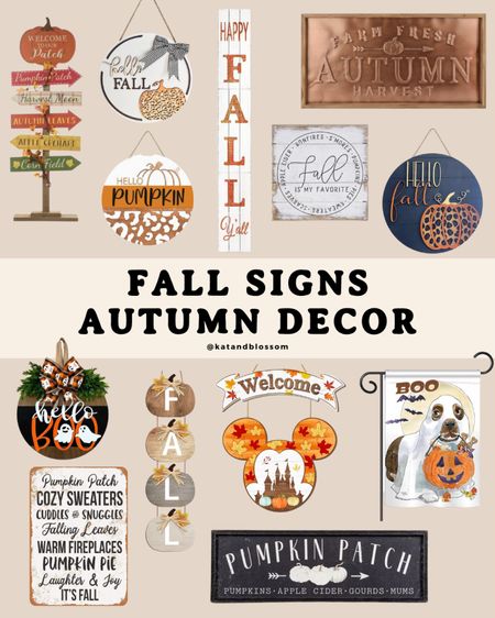 Cozy fall signs for you home and porch

#LTKhome #LTKSeasonal