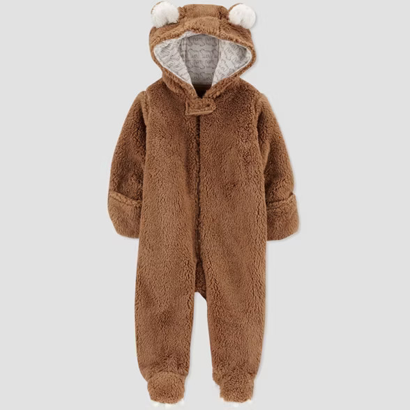 Baby Sherpa Overcoat Jacket - Just One You® made by carter's Khaki | Target