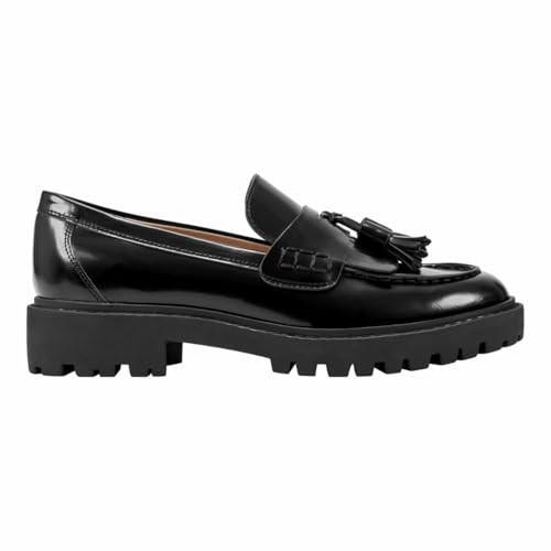 Marc Fisher LTD Women's Ozzie Loafer, Black Leather 001, 8 | Amazon (US)