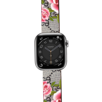 Designer Apple watch band iwatch strap series 1 2 3 4 5 6 7 8 SE ULTRA G BLOOMS | eBay US