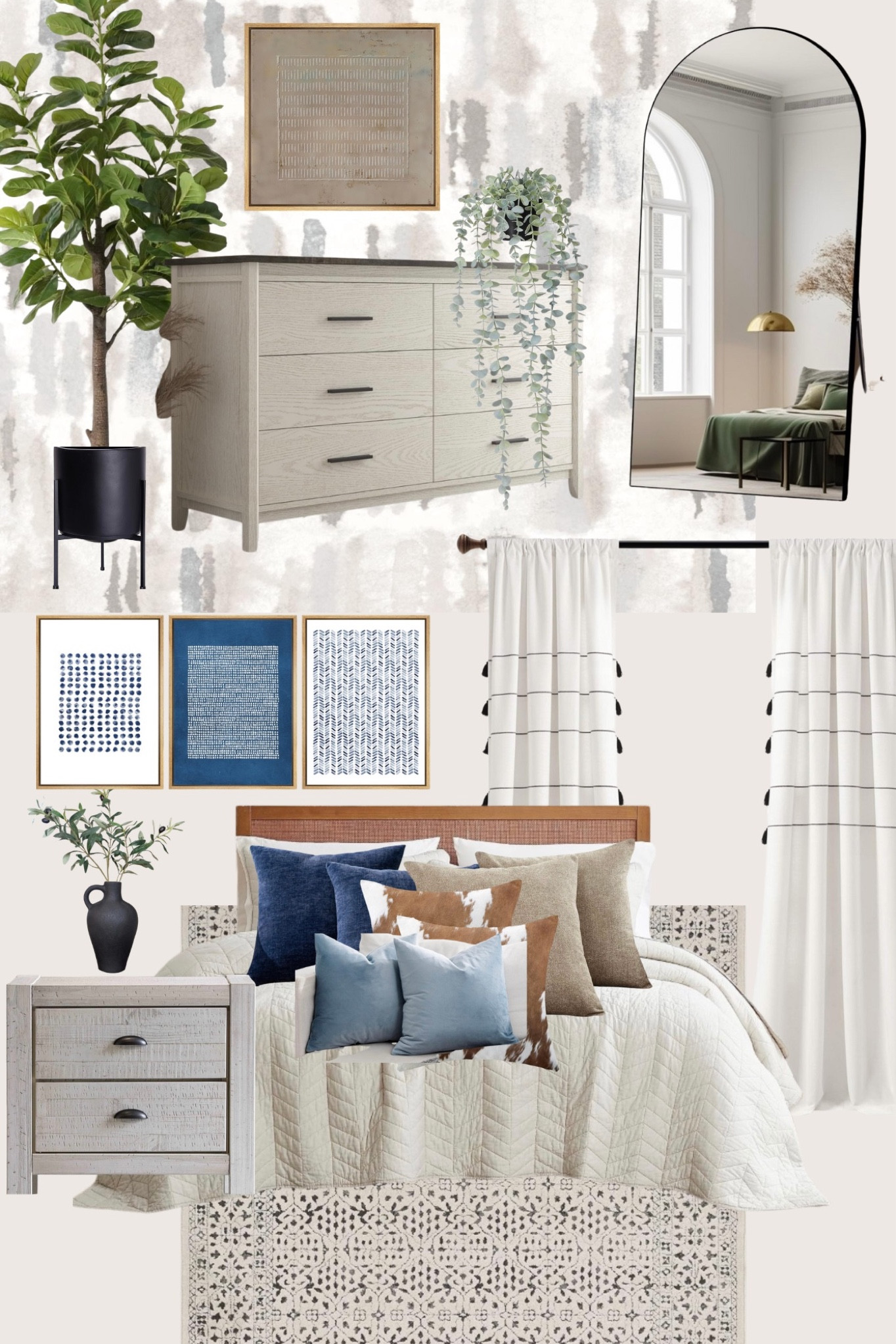 Amazon master bedroom, master bedroom inspo, pops of blue, adult bedrooms, simple blue master bedroom 