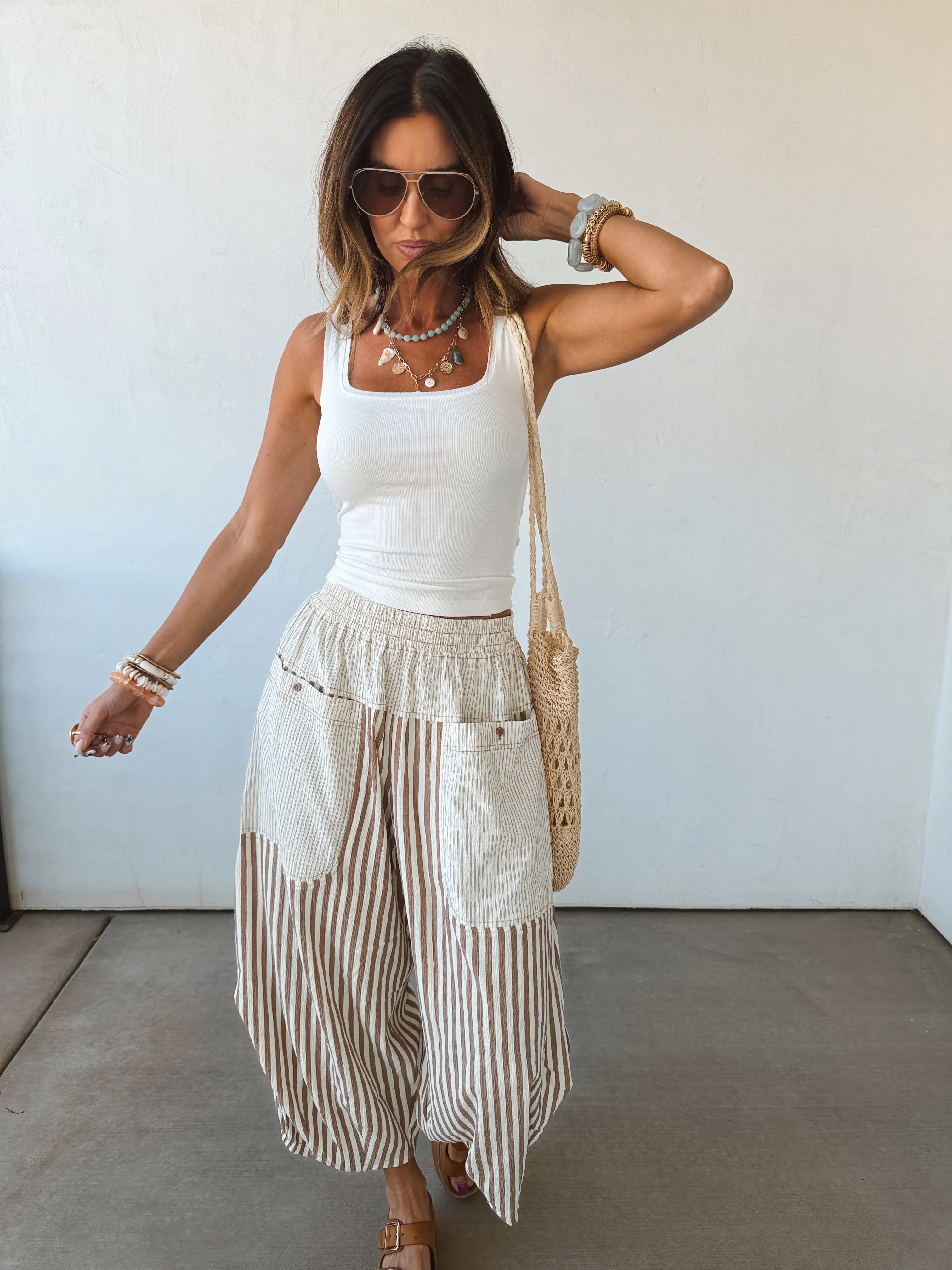 Zoey Tank Top Medium / White | Copper and Cloth