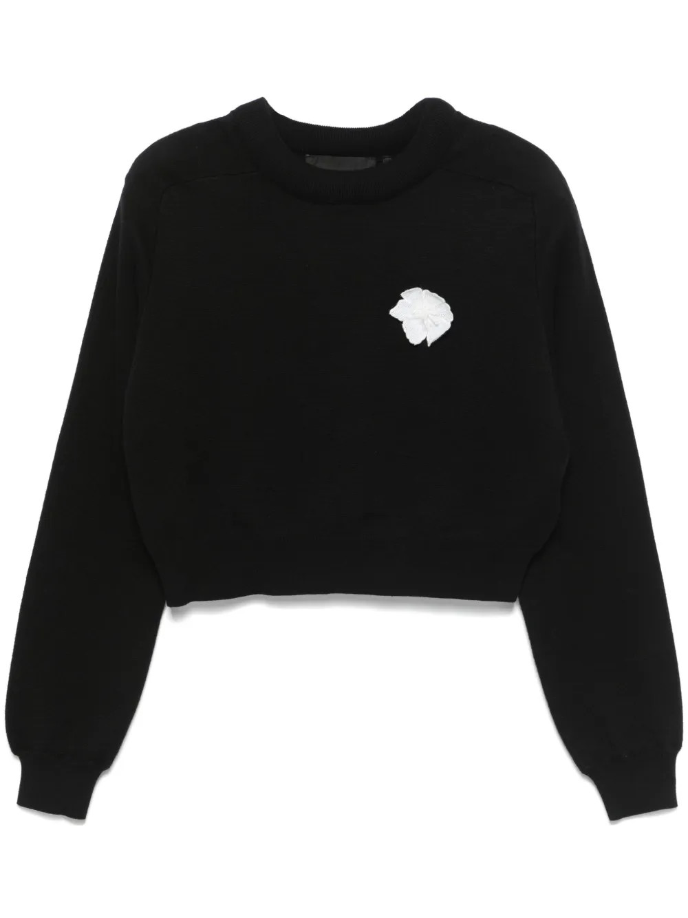 ROTATE BIRGER CHRISTENSEN Firm Sweater | Black | FARFETCH | Farfetch Global