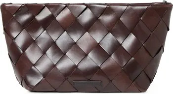 Melina Woven Leather Clutch | Nordstrom