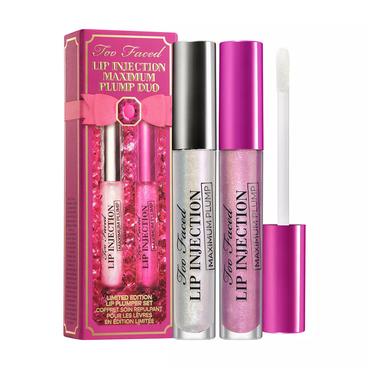 Too Faced Lip Injection Maximum Plump Lip Gloss Duo | Kohl's
