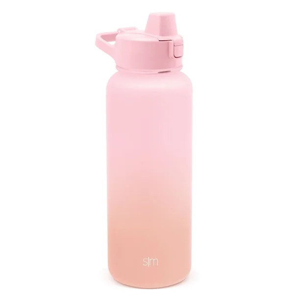 Simple Modern Reuseable Tritan Summit Water Bottle with Silicone Straw Lid & Measurement Markers,... | Walmart (US)