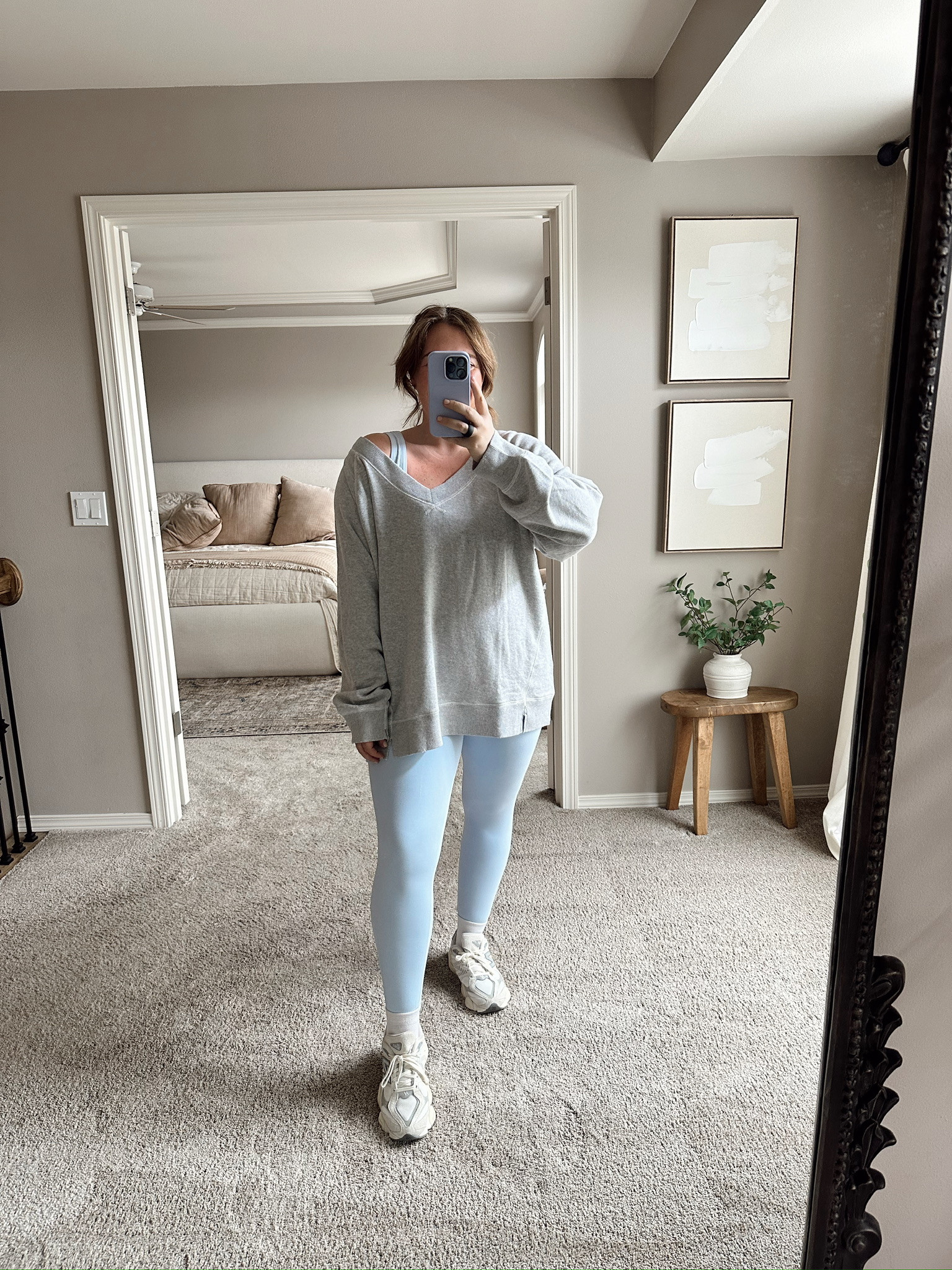 Spring Loungewear Outfit! 🩵

Size 12 | 5'4" | 180ish lbs 

 #LTKMidsize #LTKFindsUnder50 #LTKFindsUnder100