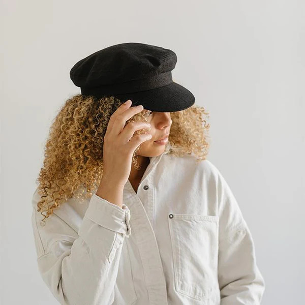 Linen Newsboy Cap | Gigi Pip