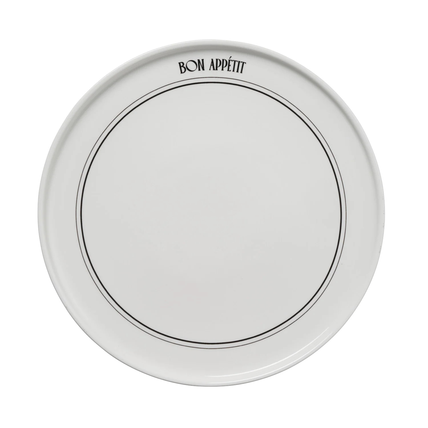 Black Bon Appetit Plate | In the Roundhouse