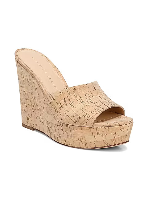 Dali Cork Platform Wedge Mules | Saks Fifth Avenue