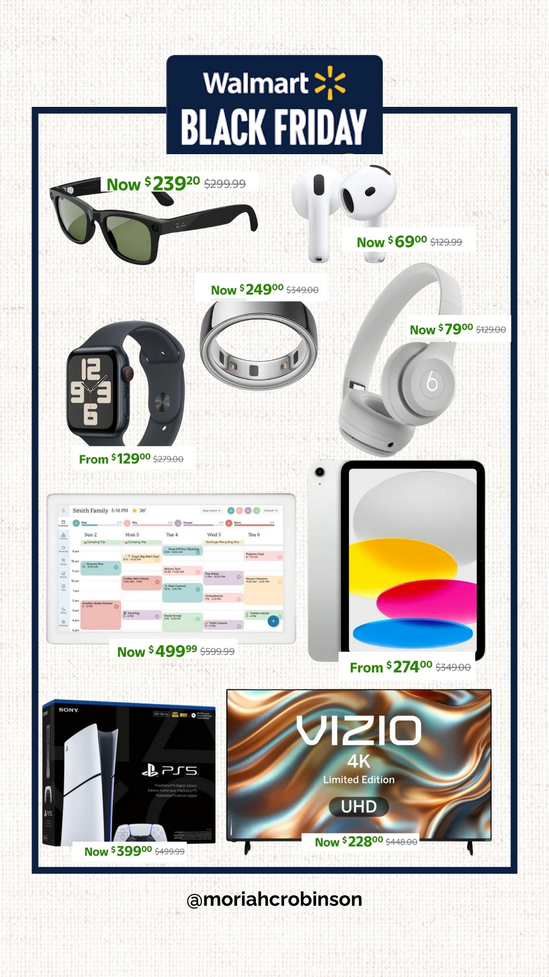 Walmart Black Friday Deals on Tech!

Tv, gifts for her, gifts for him, Christmas gifts, gift guide

#LTKCyberWeek #LTKSaleAlert #LTKGiftGuide