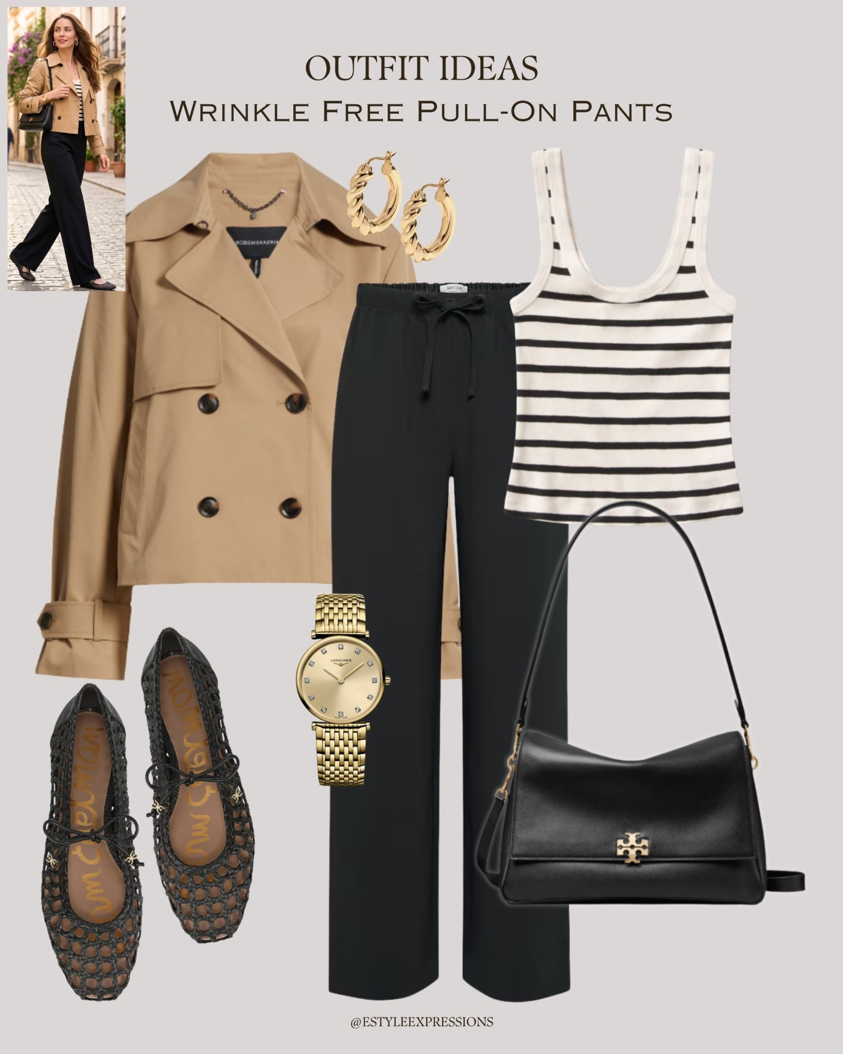 Outfits with Wrinkle-Free Crepe Pull-On Pants✨ Comfy, chic, and made to move, these trousers are perfect for the office, travel, and everything in between.🌸☀️ Easy to maintain and available in 16 versatile shades—from neutrals to seasonal must-haves.💫 

#LTKMothersDay #LTKootd #LTKWorkwear