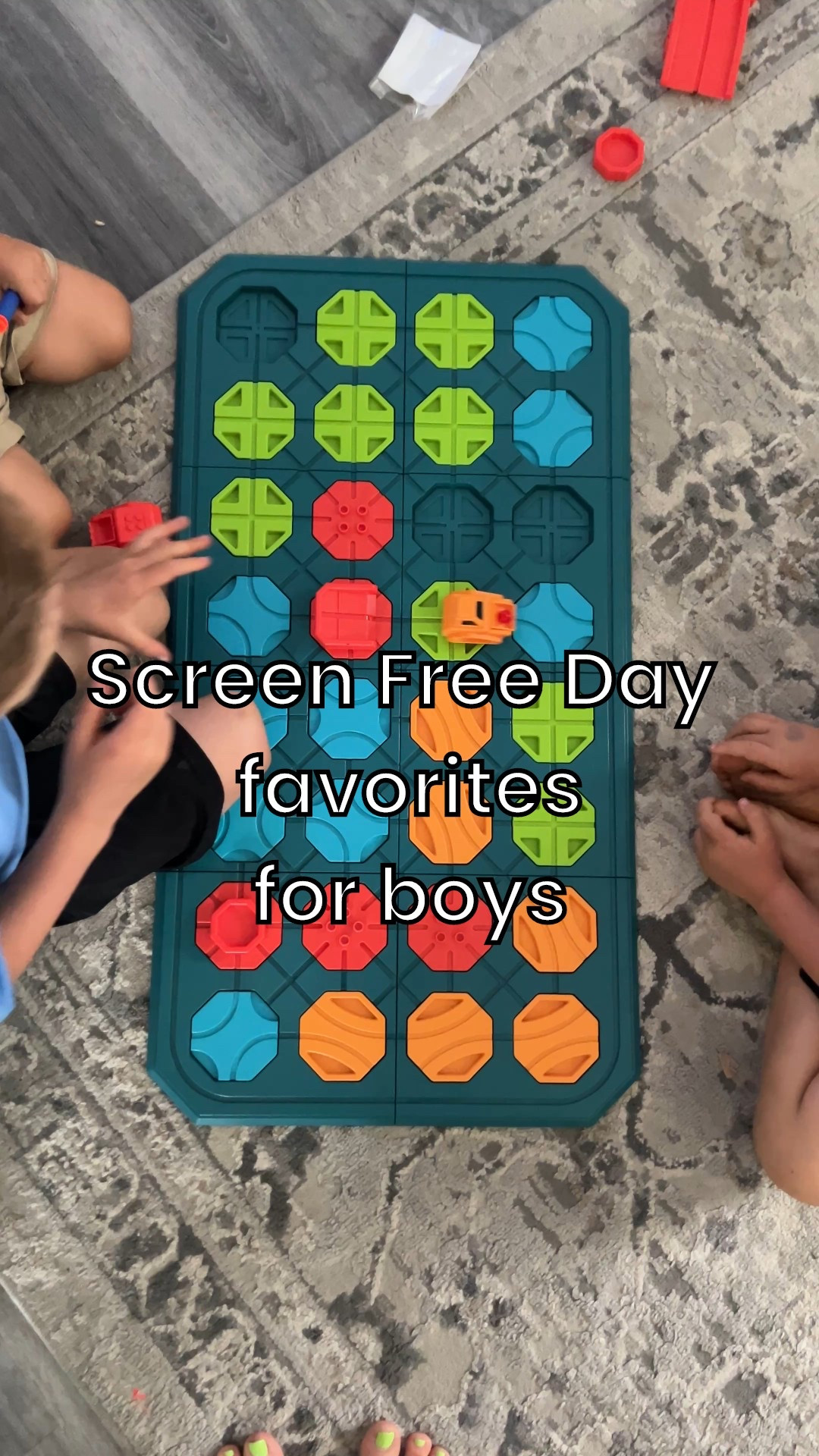 Screen free favorites we did today with 3 boys!! Loving this race track kit for my boys. No batteries required and LOTS of combinations and engineering opportunities! I listed everything we did today screen free and some of our other favorites  

#LTKKids