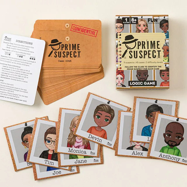 Prime Suspect Directional Logic Game | UncommonGoods