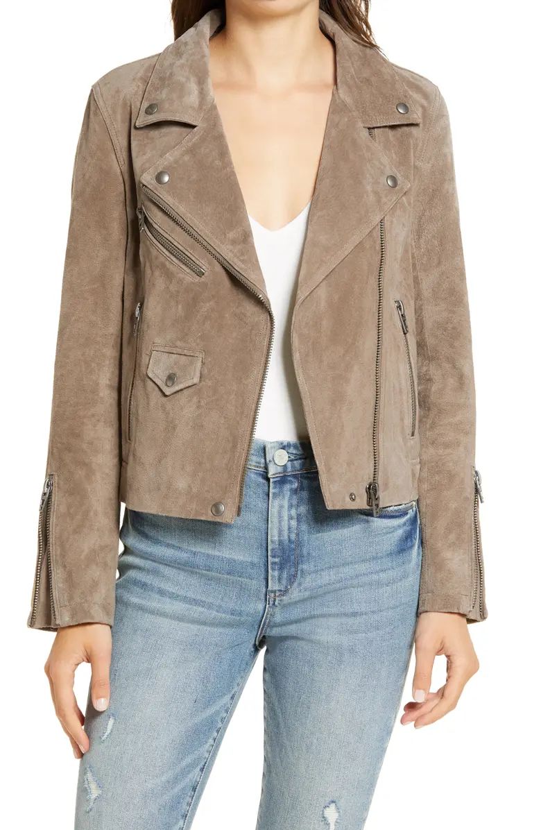 Vital Signs Suede Moto Jacket | Nordstrom