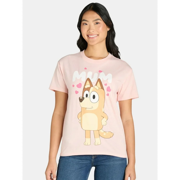 Bluey Women’s Chilli Graphic Tee with Short Sleeves, Sizes XXS-XXL | Walmart (US)