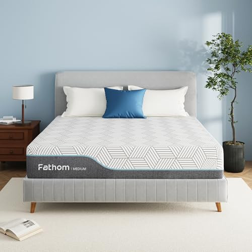 FATHOM Medium Queen Mattress 12 Inch Memory Foam Mattress Queen Size Bed in a Box for Back Pain R... | Amazon (US)