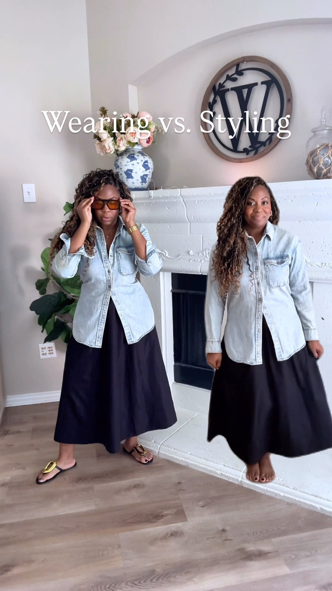 Cinched waist style hack!

Denim shirt, black, mini skirt, black sandals, classic black purse, scarf, fashion, hat, Style hack, church outfit, outfit, Mom style, spring outfit, summer outfit, fall outfit,

#LTKootd #LTKgrwm #LTKmomlife