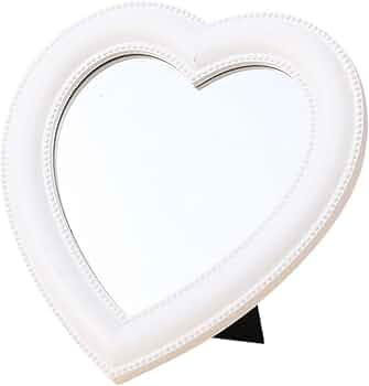 BinaryABC Heart Makeup Mirror Cosmetic Mirror Wall Desktop Mirror Bedroom Mirror,Valentines Day G... | Amazon (US)