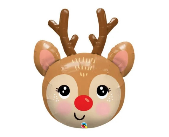 Reindeer Balloon | Christmas Balloons | Rudolph Balloon | Etsy (US)