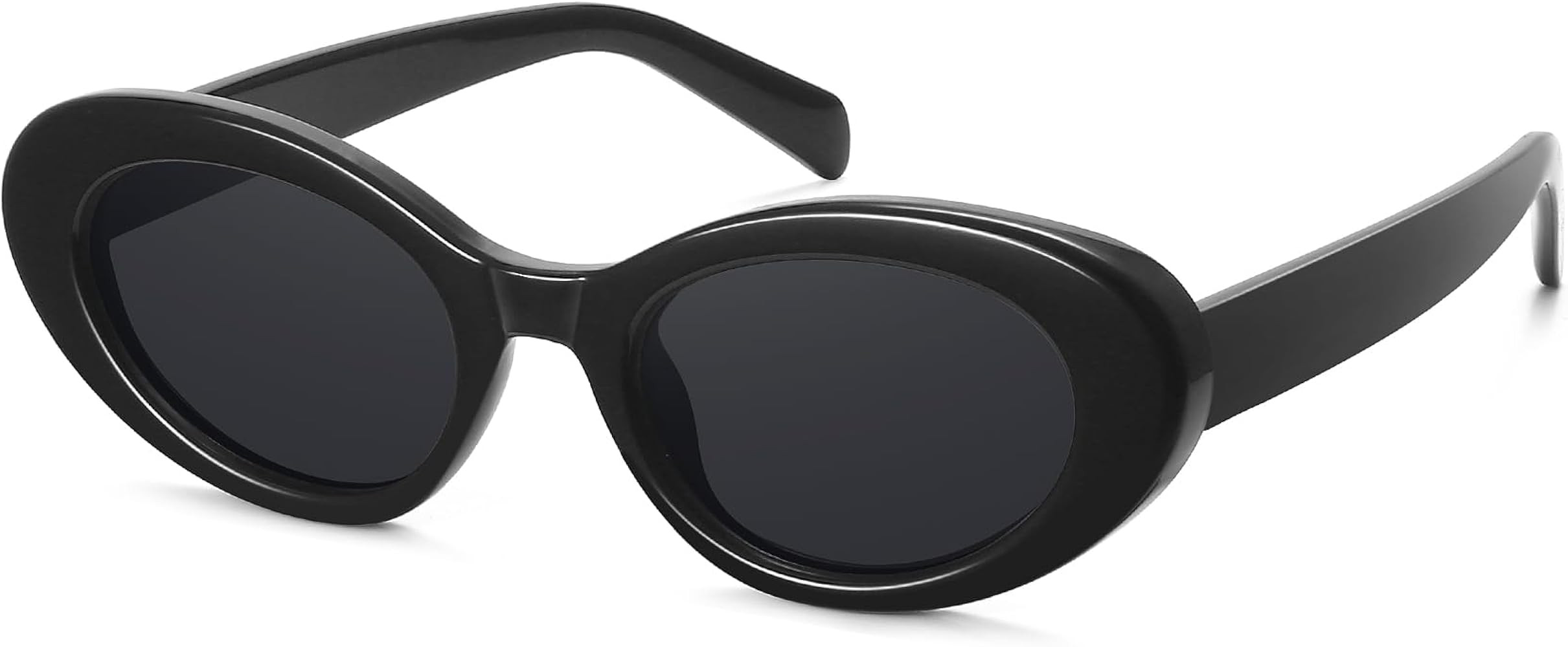 WOWSUN Retro Oval Cat Eye Sunglasses Womens Polarized Y2K Trendy Sunglasses | Amazon (US)