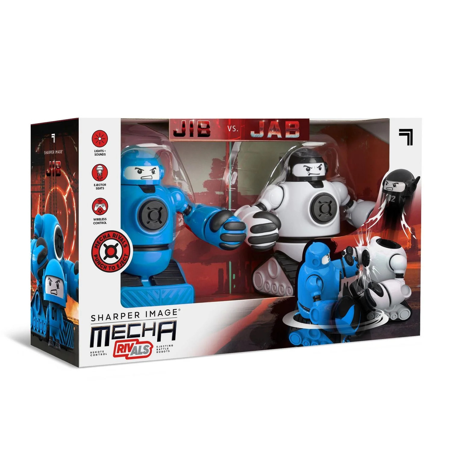 Sharper Image Mecha Rivals RC Ejecting Battle Robots Blue and White, RC Ejecting Battle Robots | Walmart (CA)