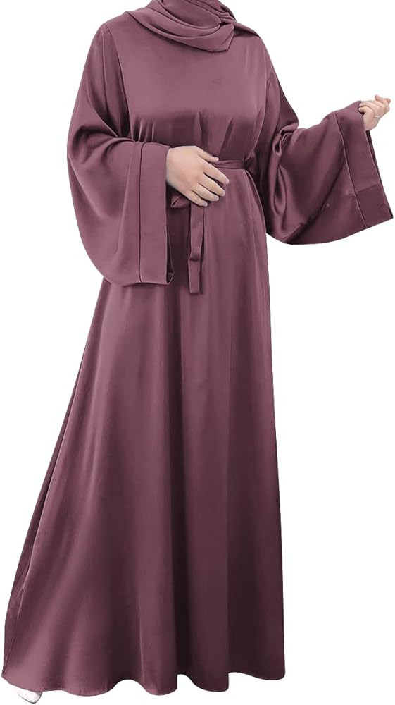 OLEMEK Woman Muslim Long Dress Ramadan Robes Islamic Women Long-sleeved Robes Ethnic Style Arabia... | Amazon (US)