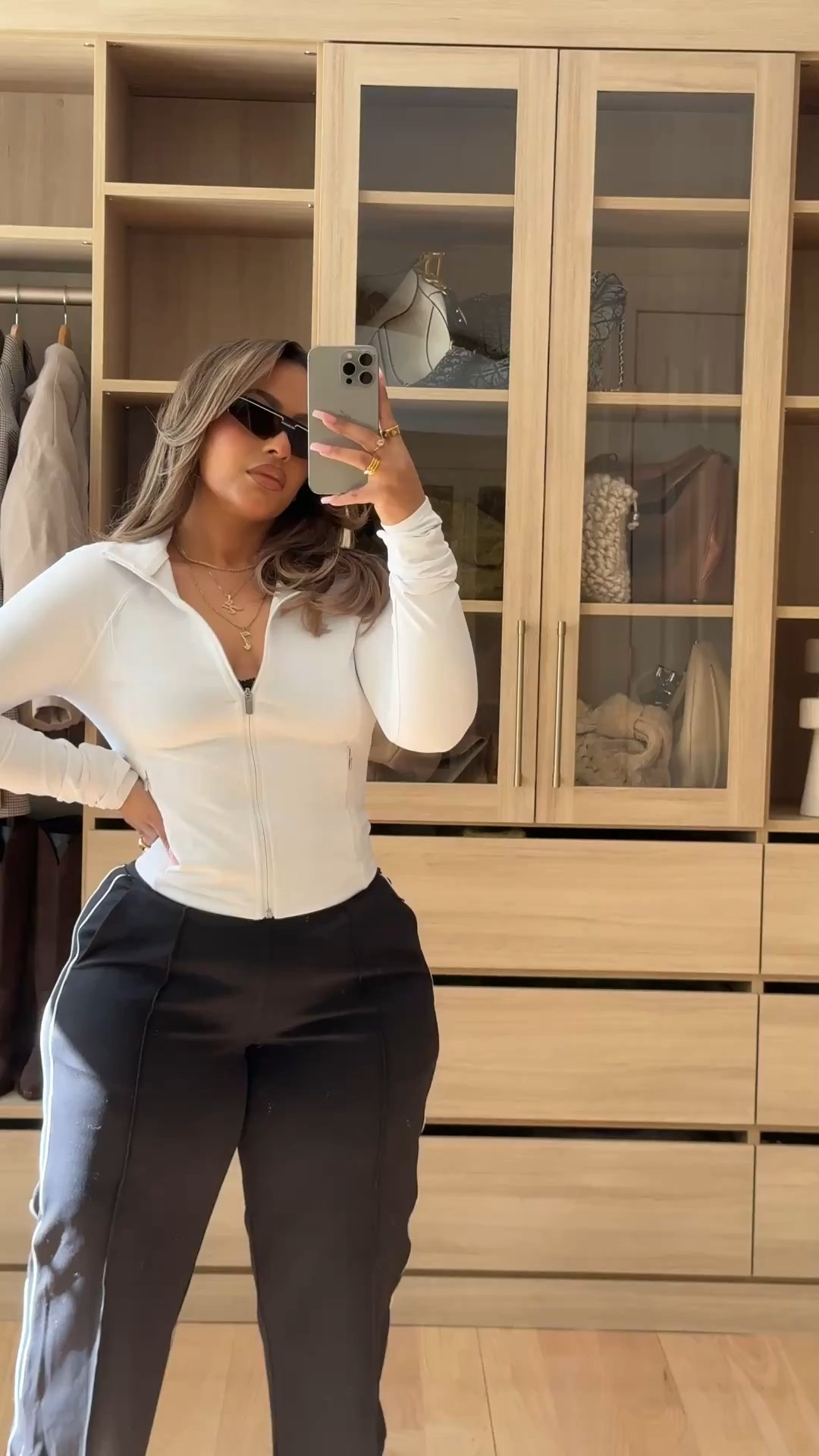 The Athleta track pants I constantly have on repeat! Super easy to style for a casual fall outfit or airport look.

#LTKStyleTip #LTKMidsize #LTKPetite