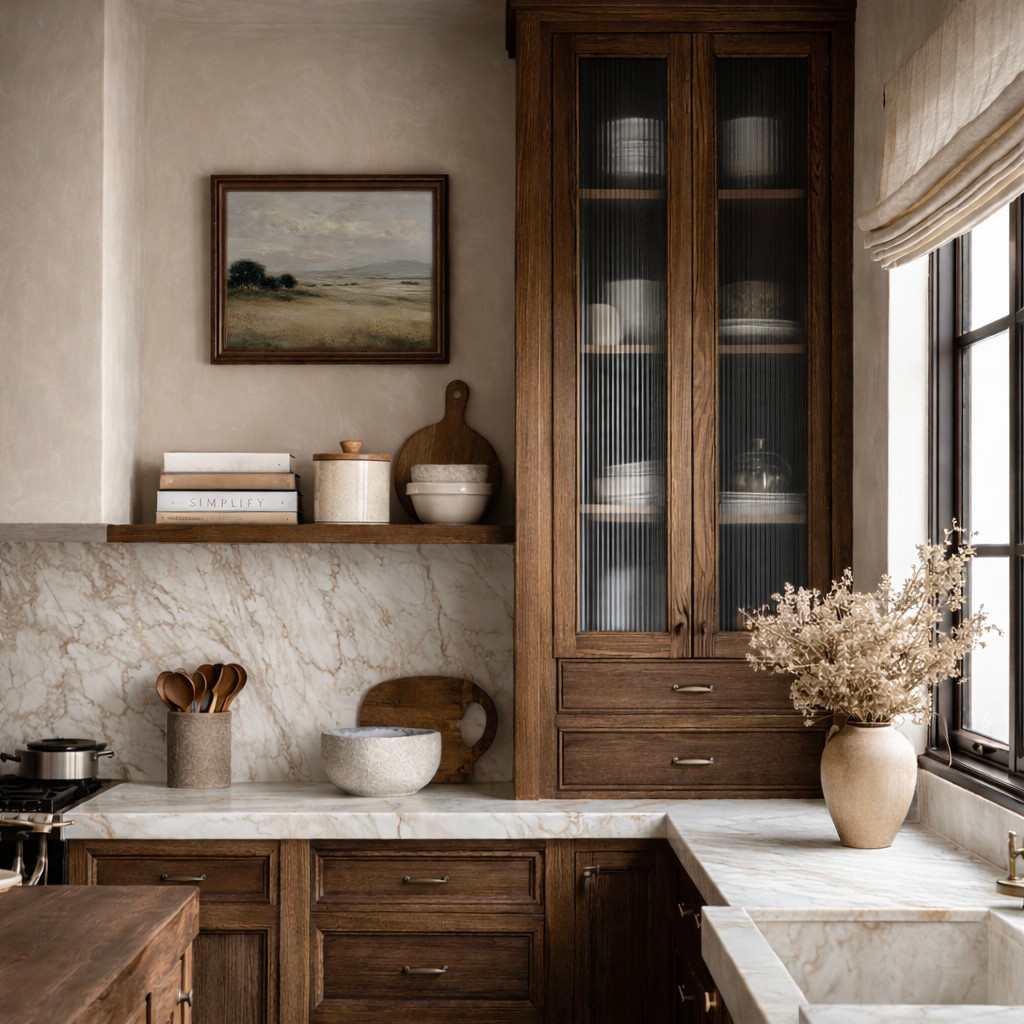 Warm Heirloom Kitchen Styling

Warm woods, creamy marble, and softly layered shelves create a kitchen that feels timeless, calm, and beautifully lived in.

Cozy Collected Coffee Table

Layered textiles, earthy pottery, and stacked books create a cozy corner that feels relaxed, warm, and gathered over time. 

 #LTKSeasonal #LTKHome