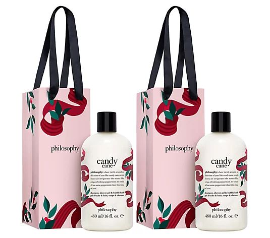 philosophy 16 oz holiday shower gel duo - QVC.com | QVC