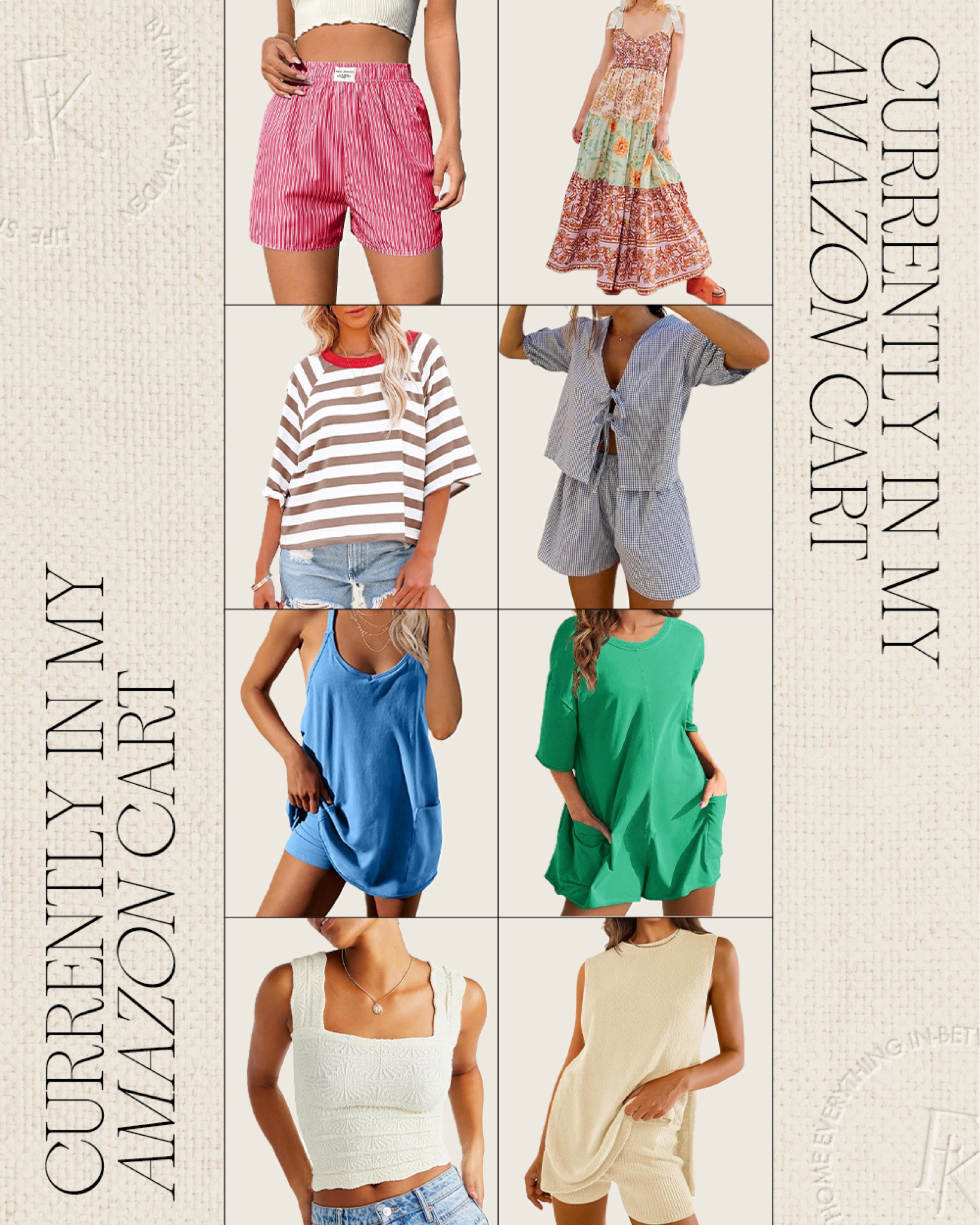 Amazon outfits in my cart // about to order almost all of these today 🤍🤍 all basically FP lookalikes! Fraction of the price! 

Amazon fashion, Amazon sets, Amazon summer finds, brights for summer, free people look, free people vibes 

#LTKFindsUnder50 #LTKSeasonal