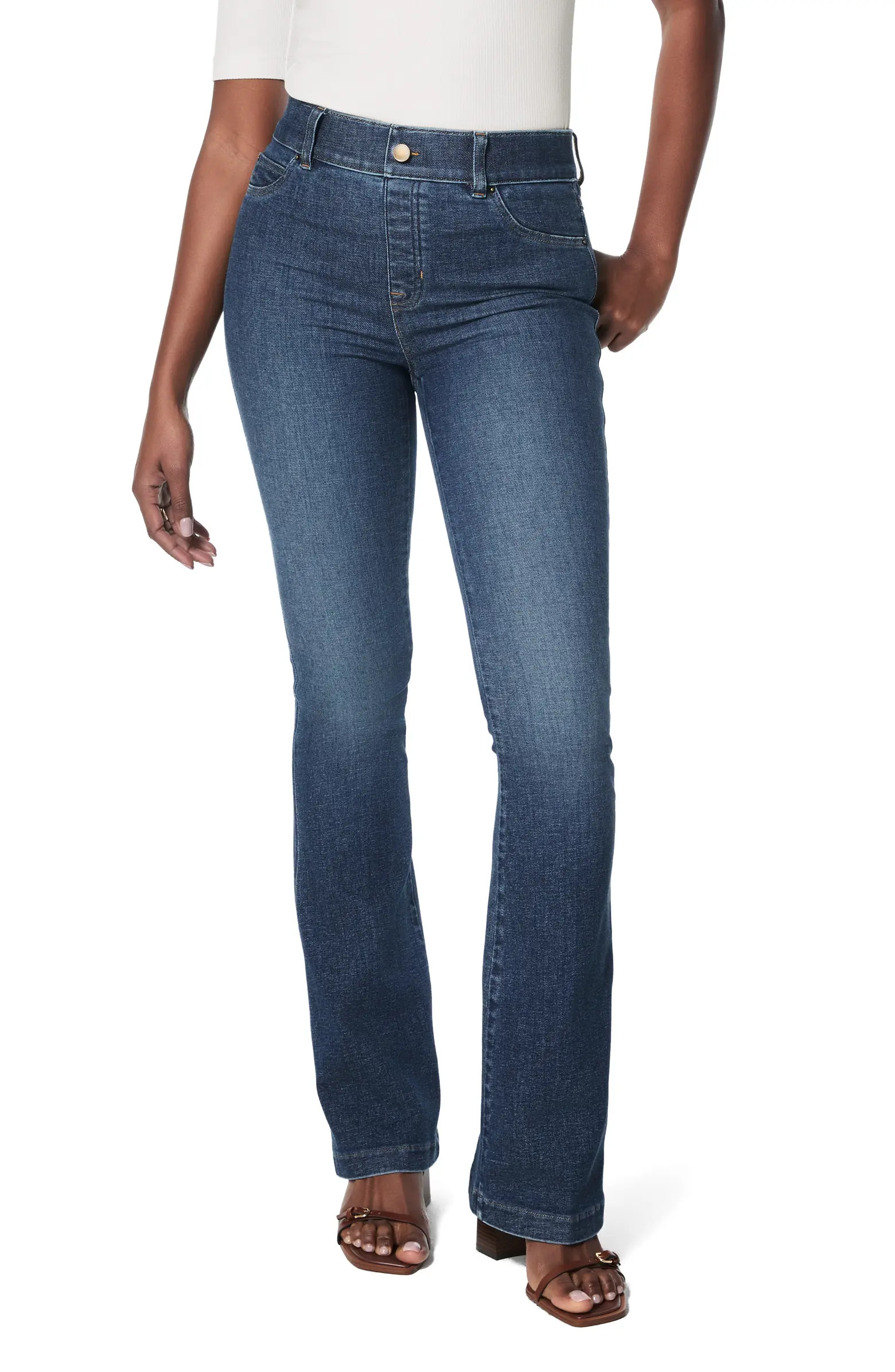 SPANX® SPANXshape™ EveryWear Flare Jeans | Nordstrom | Nordstrom
