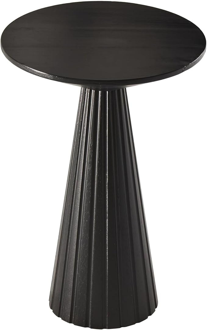 COZAYH Pedestal Small Drink Table Round Martini Table Wood Plant Stand End Table for Small Space ... | Amazon (US)