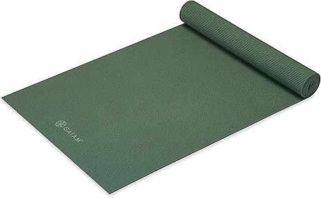 Gaiam Yoga Mat - Premium 5mm Solid Thick Non Slip Exercise & Fitness Mat for All Types of Yoga, P... | Amazon (US)