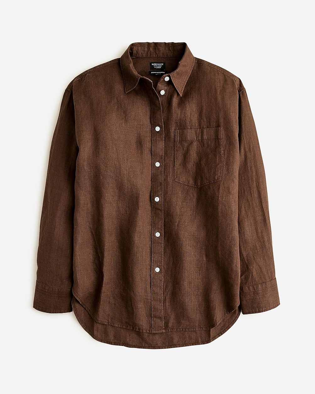 Etienne oversized shirt in Baird McNutt Irish linen | J. Crew US