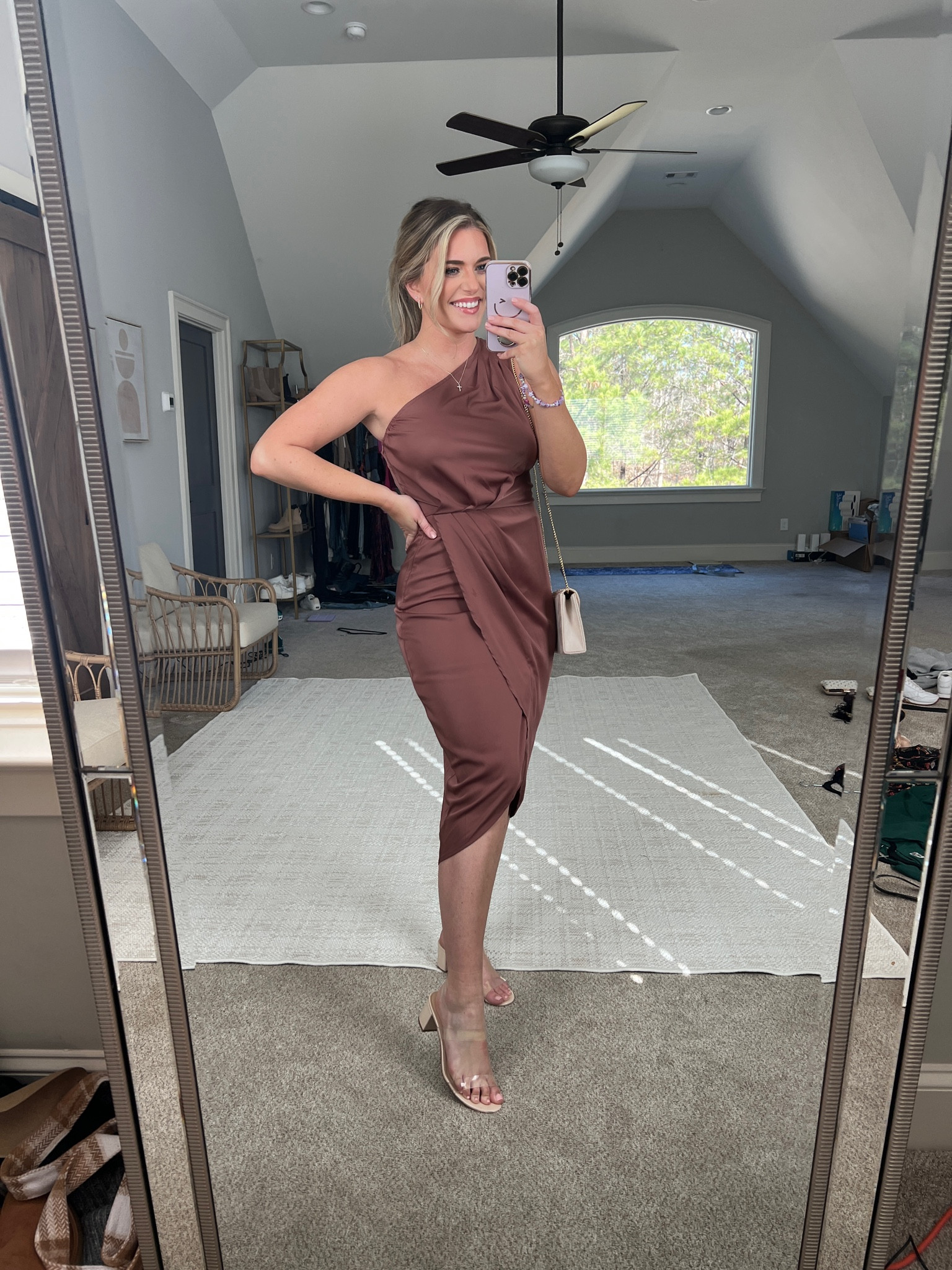 TTS - M in “brown red” color
One shoulder dress. So flattering. Perfect wedding guest dress.


#LTKunder50 #LTKwedding #LTKSeasonal