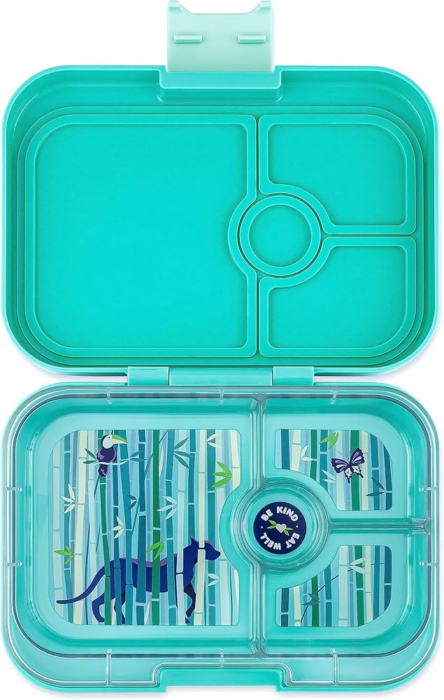 Yumbox Leakproof Bento Box Panino: 4-Compartment Kids & Adults Bento; Perfect for Sandwich Packed... | Amazon (US)