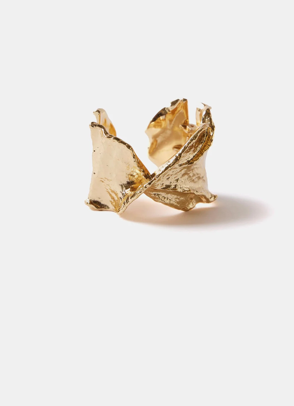 Gold Tone Statement Bangle | Mint Velvet