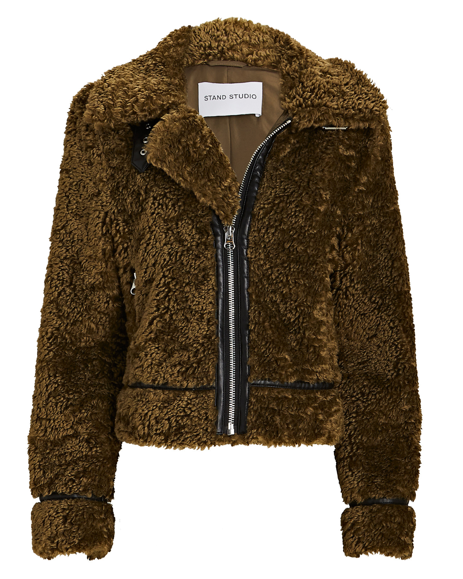 Audrey Faux Shearling Jacket | INTERMIX