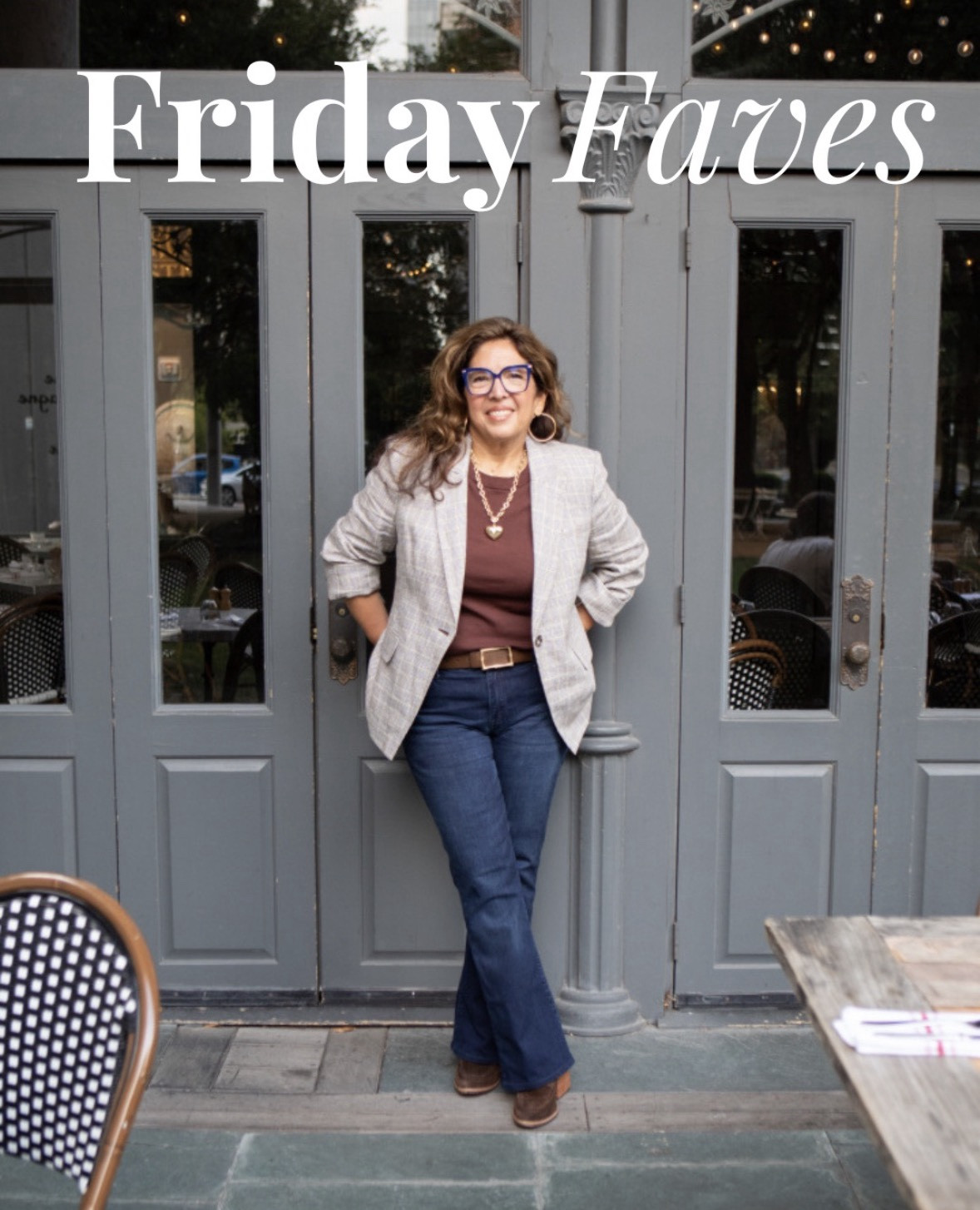 Another week, another round of my Friday Faves 🤍 I love sharing pieces I am shopping for clients, buying myself, or sharing with friends. 

I am obsessed with the VB jacket and top. 
The sandals are beautiful and the linen top is a must have. 
All the pieces are faves honestly. 
I’ve linked everything for you so it’s easy to shop.

I’m Elisa, a wardrobe stylist, founder of Turnkey Style, and author of The Style Advantage: I Say What HR Can’t. I work with professionals and corporate teams to help them show up authentically, on brand, and with confidence. I’m also a mom of two grown boys, a wife, a post-menopausal woman in business, 5’4”, a size 14/16 on the bottom and L on top. I’ve been everything from a size 10–18+, which is why fit, function, and real life always come first.

#LTKWorkwear #LTKSaleAlert #LTKSeasonal
