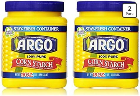 Argo 100% Pure Corn Starch, 16 Oz, Pack of 2 | Amazon (US)