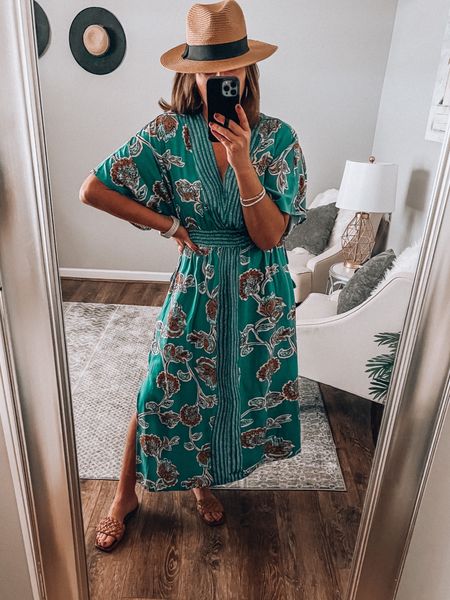 Flutter sleeve maxi dress by Knox Rose at Target fits tts and comes in a black print. Straw hat fedora, braided sandals. 

Dresses, target sale, target dress, target dresses, target outfits, spring outfit, spring dresses, sandals, trends, sale

#LTKsalealert #LTKunder50 #LTKwedding