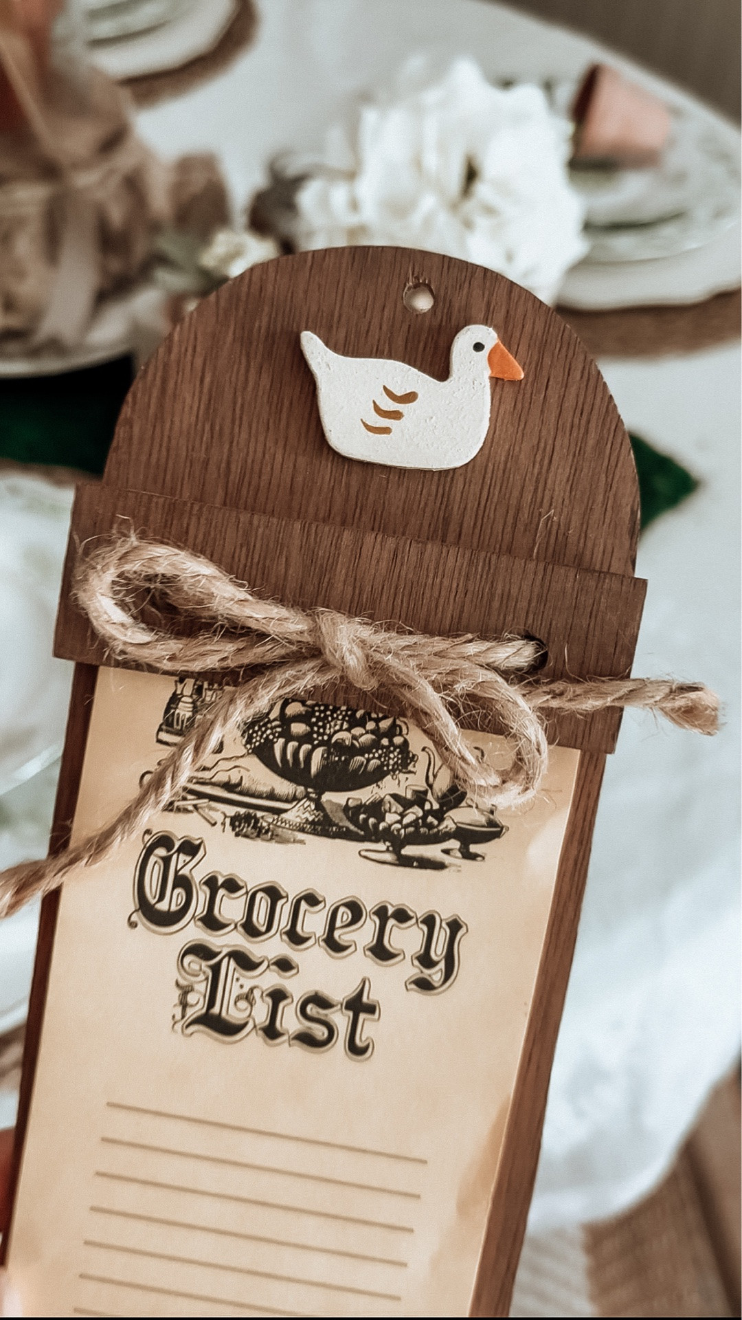 Your kitchen is becoming one of those spaces that feels collected over time 🤍 This vintage-style grocery list from Facebook Marketplace added the sweetest cozy cottage charm to our kitchen and instantly made the space feel even more warm and lived-in. I love mixing antique finds with everyday functional decor to create that layered European cottage feel we’re always chasing. Sharing a few cozy kitchen favorites that help bring that charm to life ✨

#ltkhome #cottagestyle #cozycottage #vintagehome #kitchendecor #collectedhome #antiquefinds #thriftedhome #cottagecoredecor #vintageinspiredhome