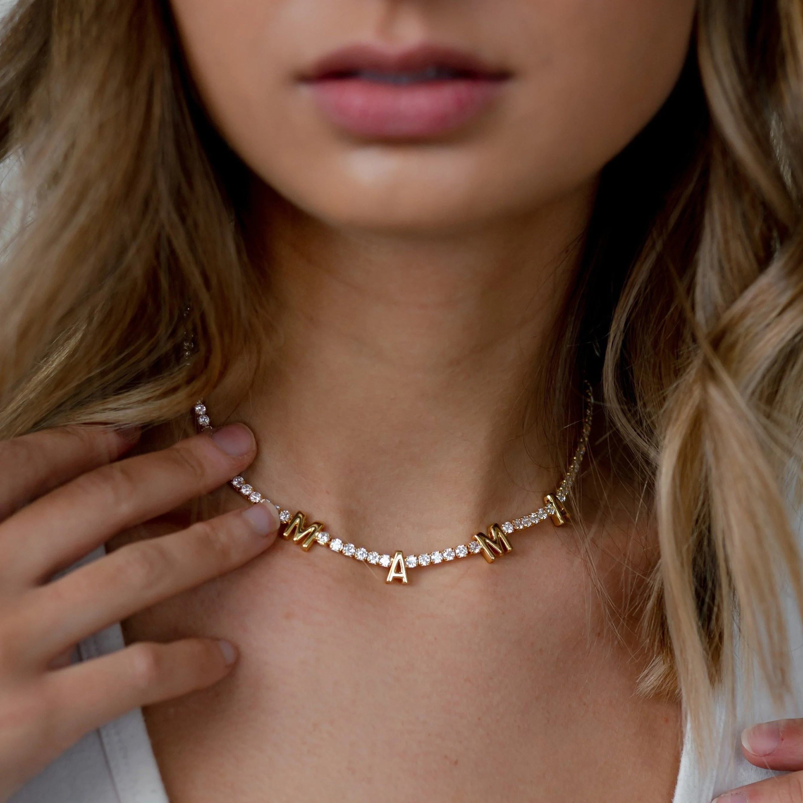 Love Tennis Necklace | The Sis Kiss