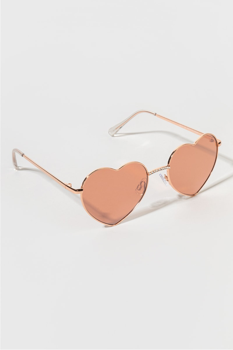 Hannah Heart Sunglasses | Francesca's
