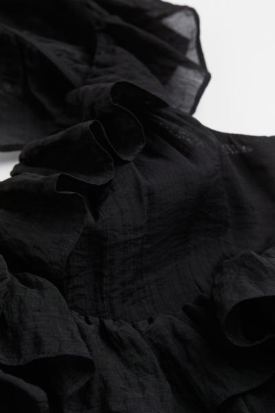 Lyocell-blend flounced dress | H&M (UK, MY, IN, SG, PH, TW, HK)
