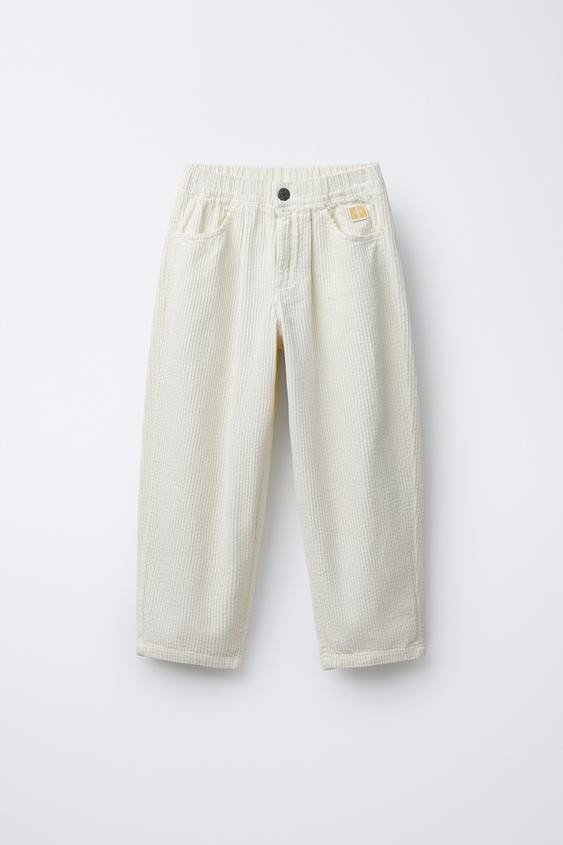 THICK CORDUROY PANTS | Zara US