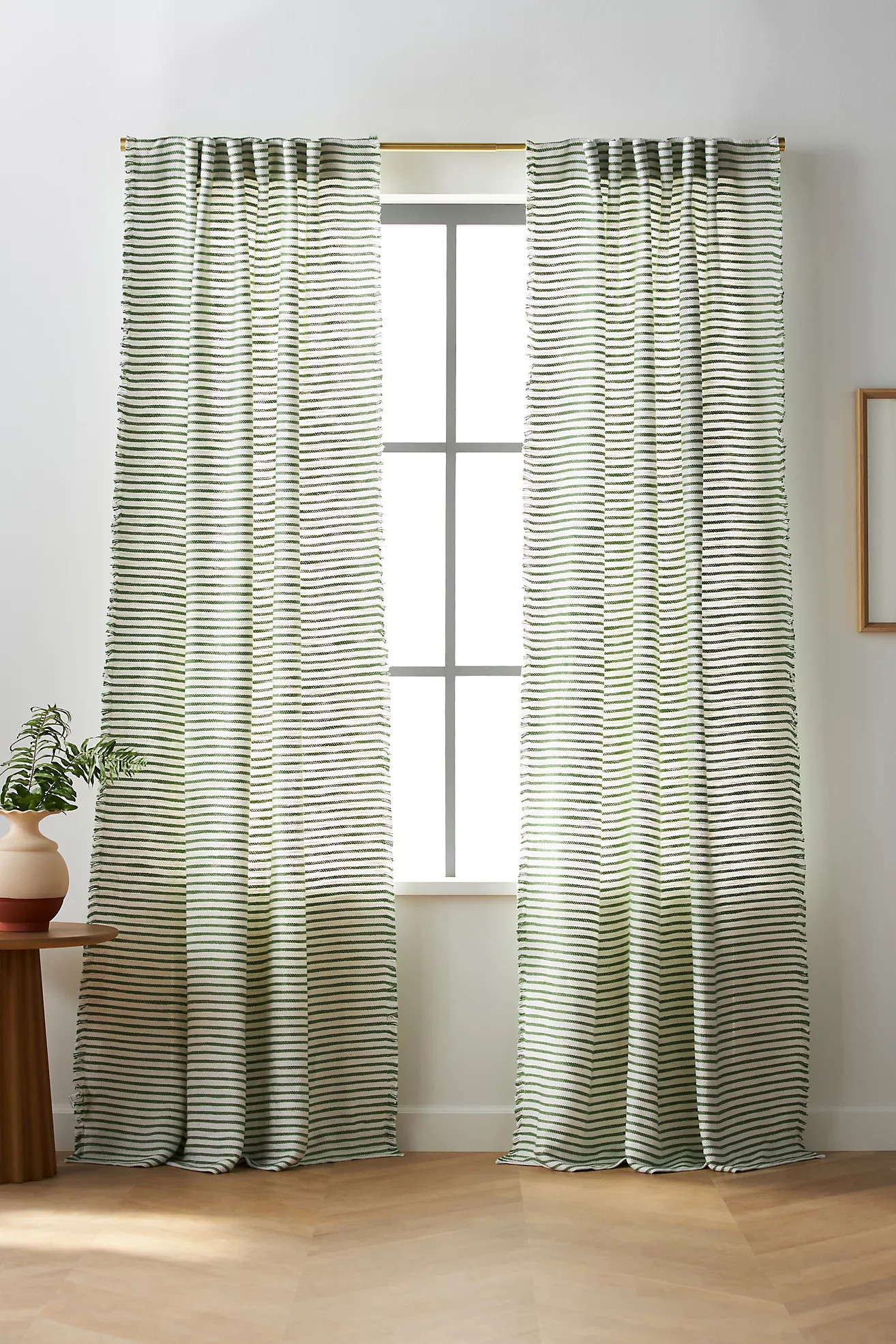 Luxe Linen Blend Curtain | Anthropologie (US)