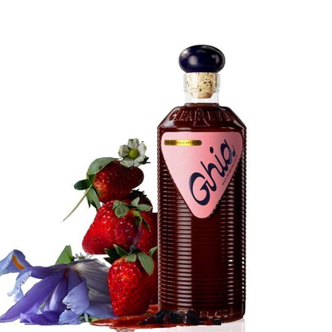 Ghia Non-Alcoholic Berry Apéritif - 500ml (1-Pack) | Botanical Mediterranean-Inspired Spirit Coc... | Amazon (US)